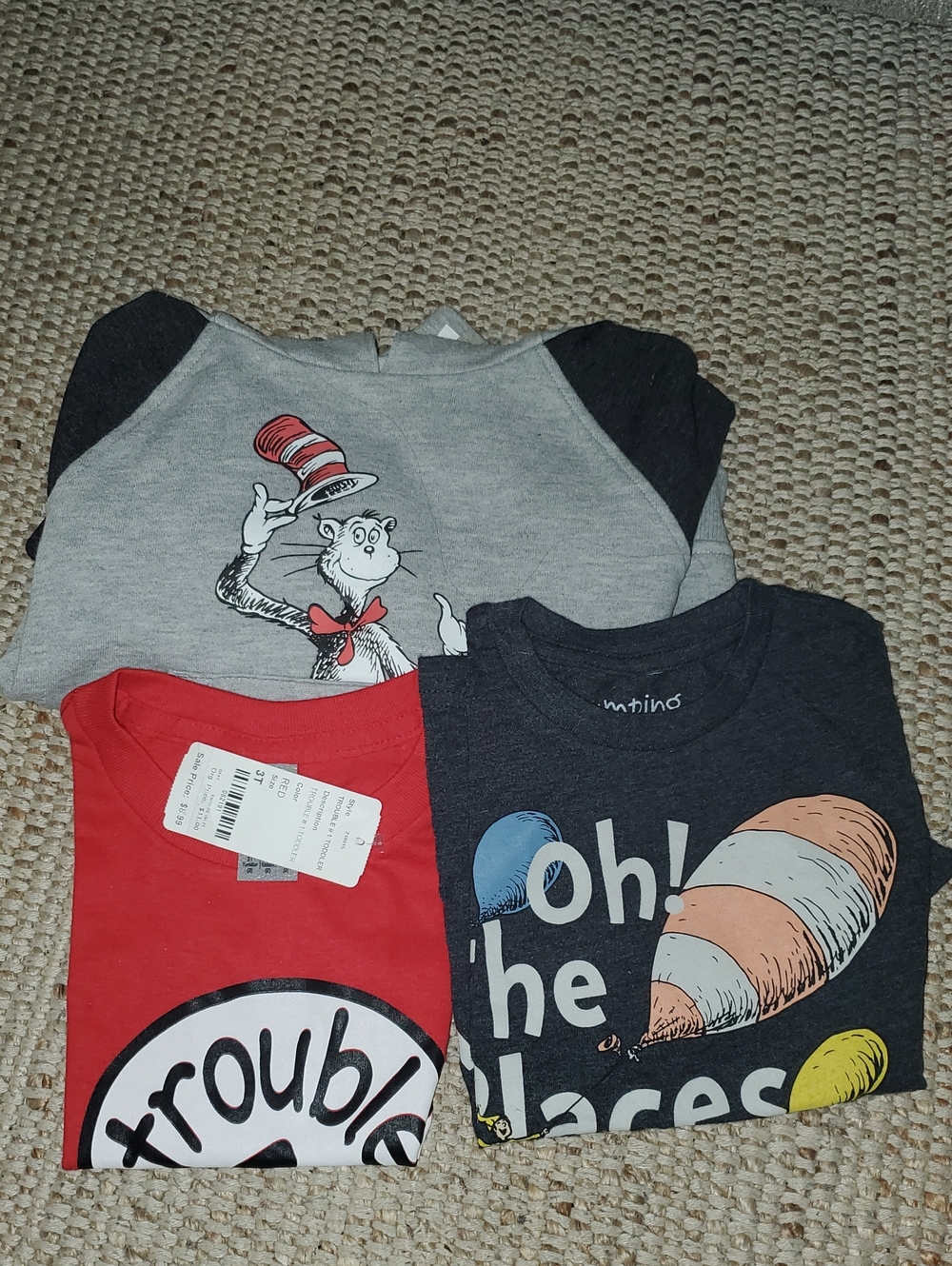 Kids' 3T Dr. Seuss Graphic Lot